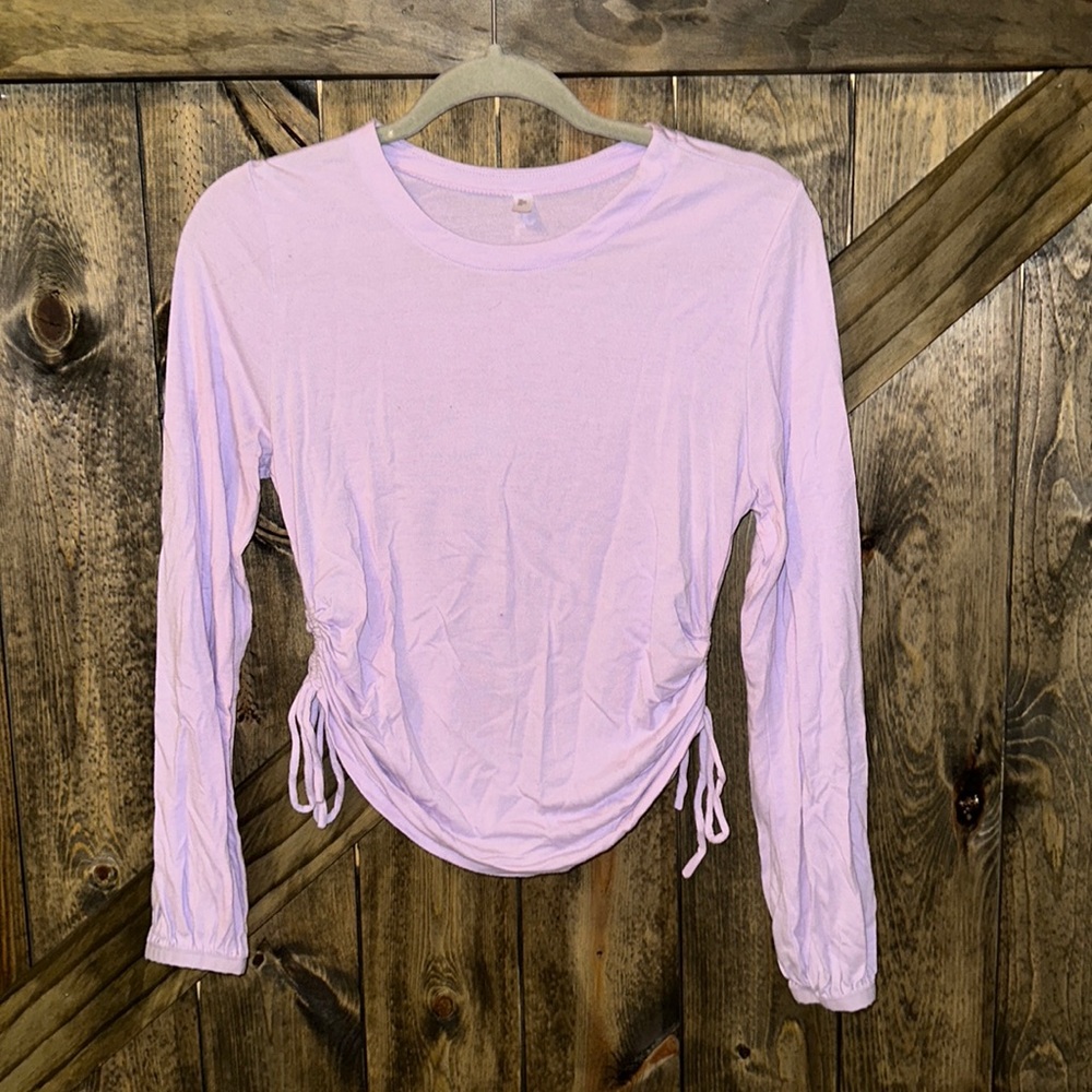 JoyLab Ruched‎ Long Sleeve Tee
